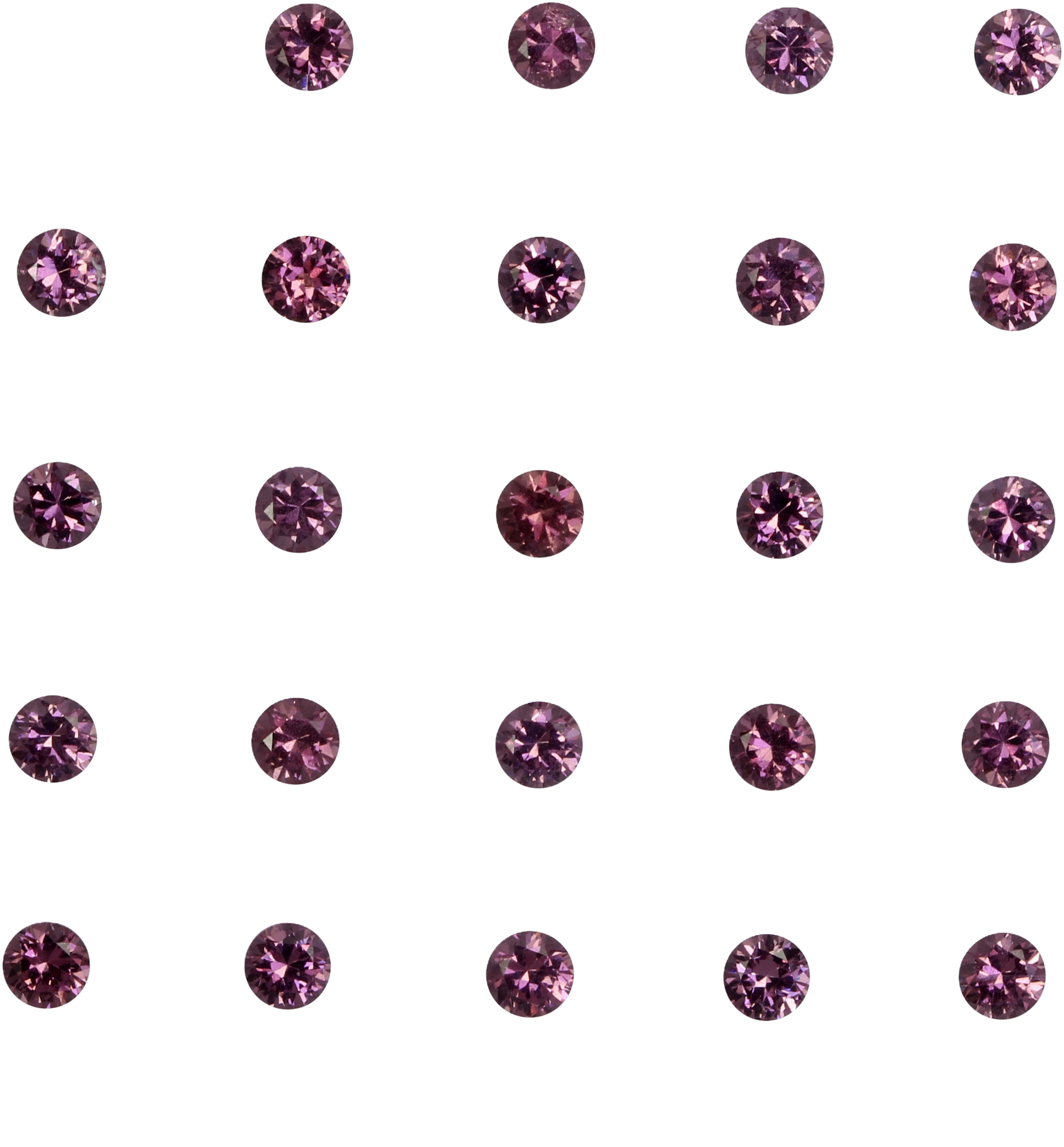 3mm Round Magenta Garnet