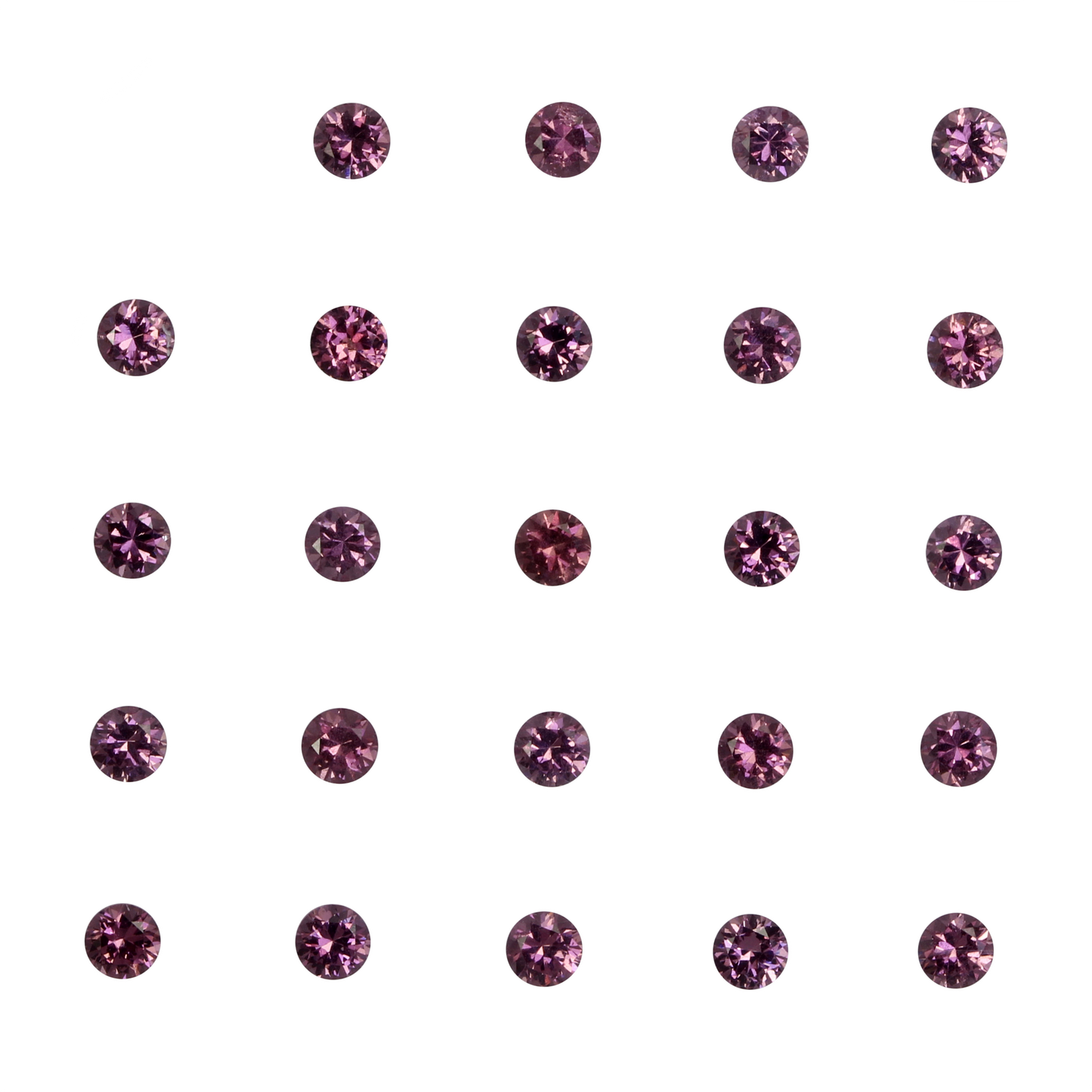 3mm Round Magenta Garnet