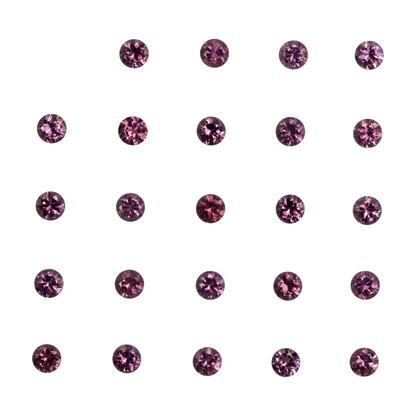 3mm Round Magenta Garnet