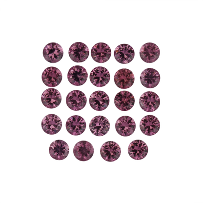 3mm Round Magenta Garnet