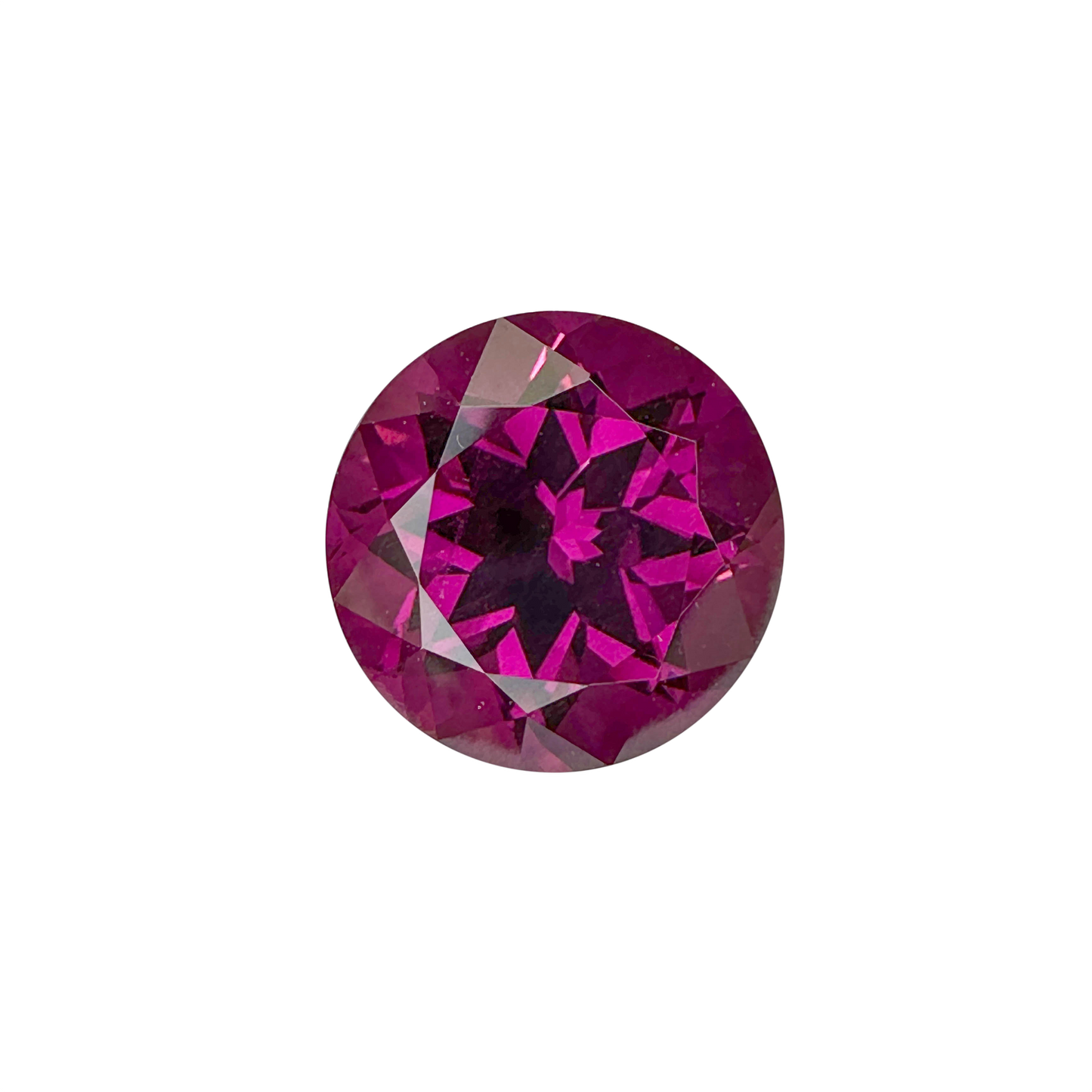 6.03ct Round Magenta Garnet