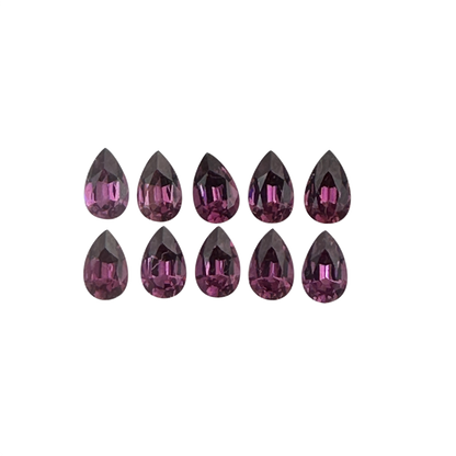 8x5mm Pear Shape Magenta Garnet