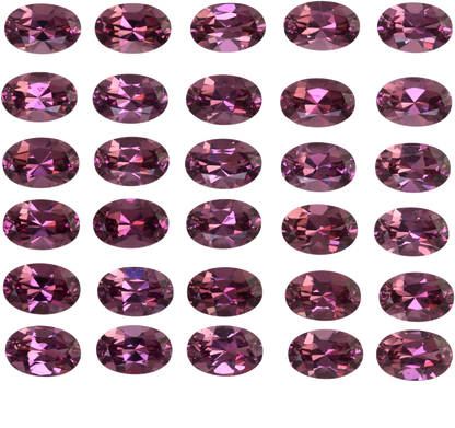 6x4mm Oval Magenta Garnet