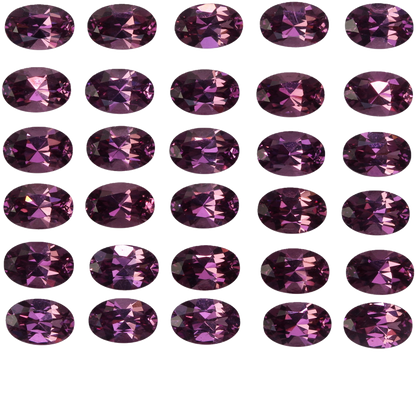 6x4mm Oval Magenta Garnet