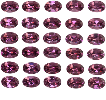 6x4mm Oval Magenta Garnet