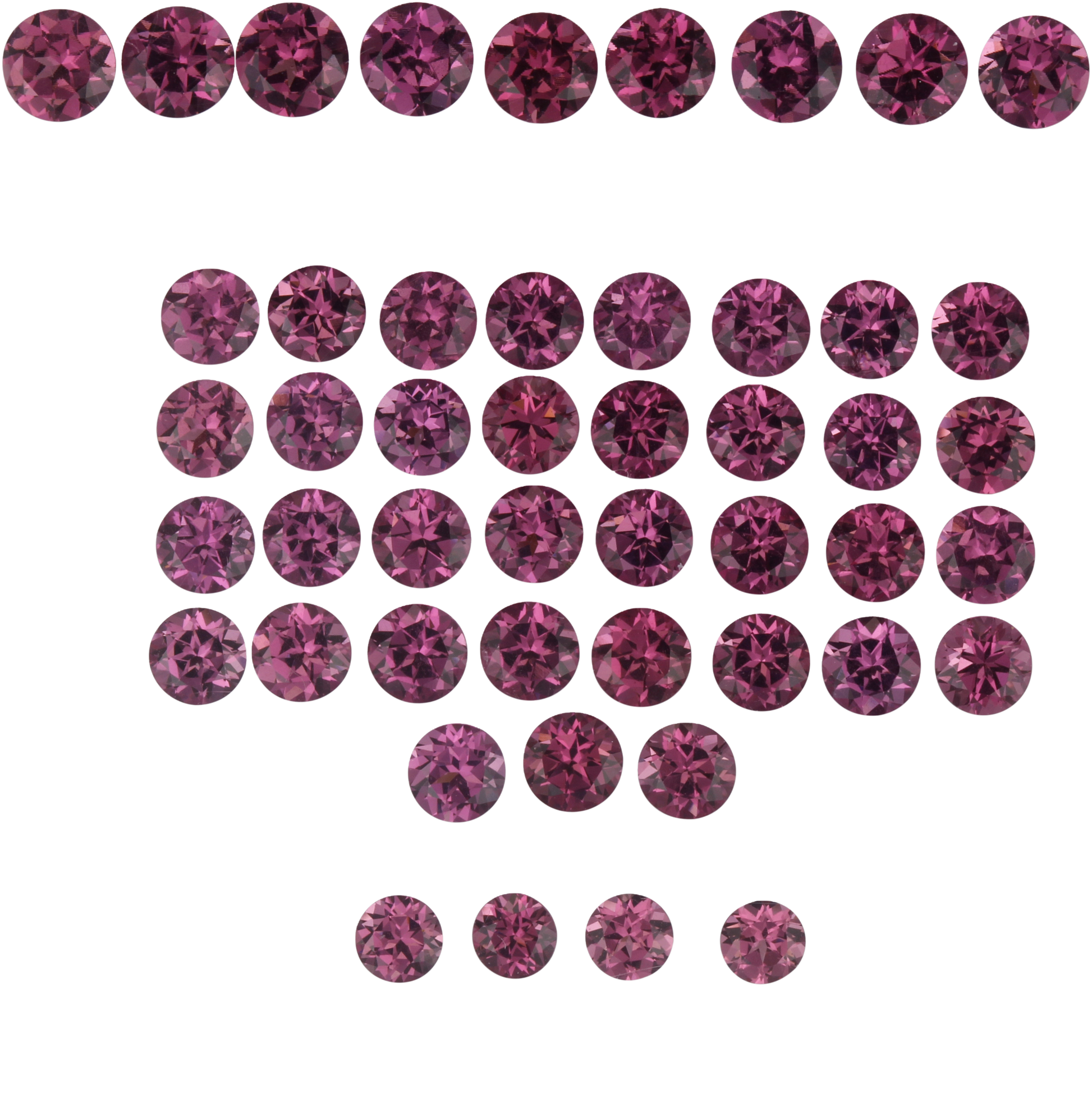 4mm Round Magenta Garnet