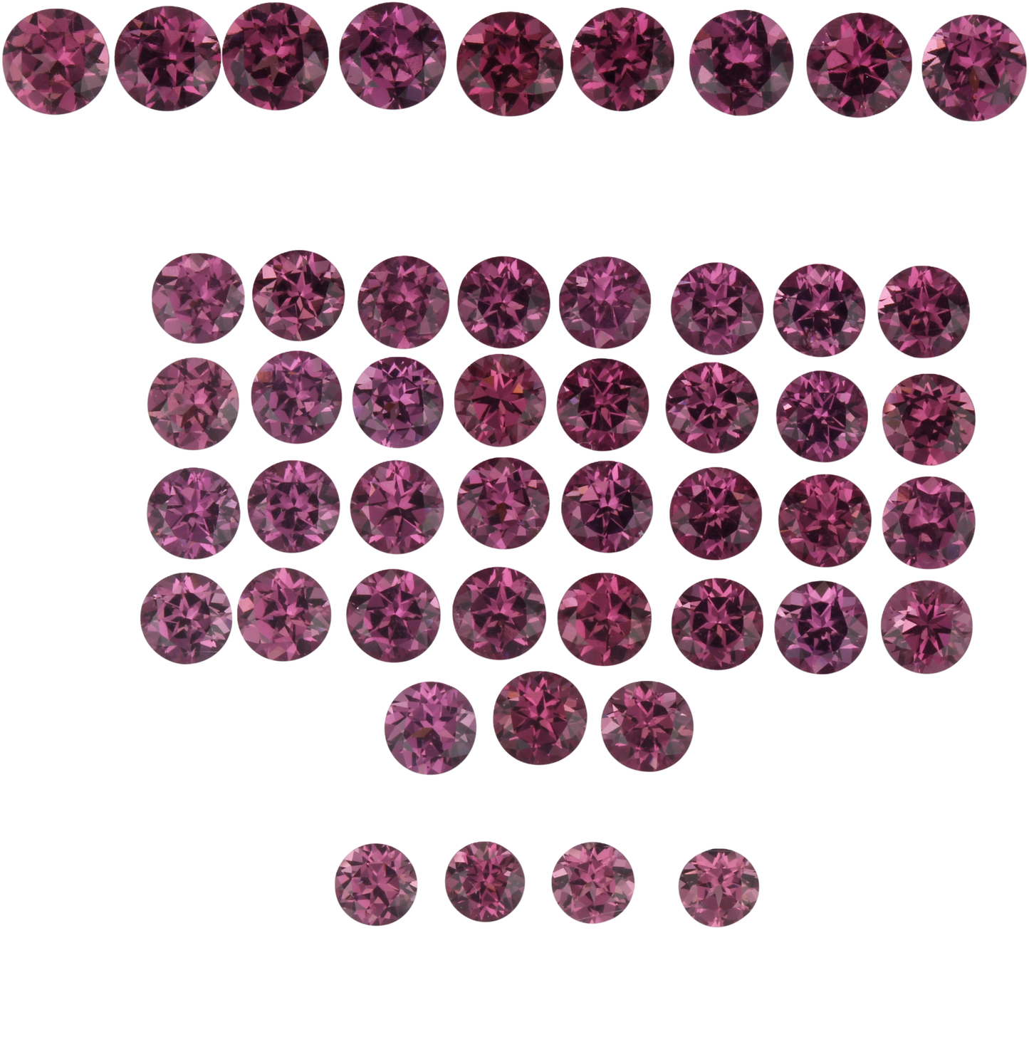 4.5mm Round Magenta Garnet