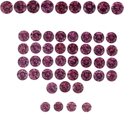 4.5mm Round Magenta Garnet