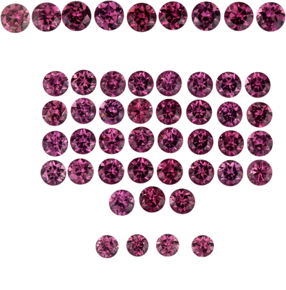 4.5mm Round Magenta Garnet