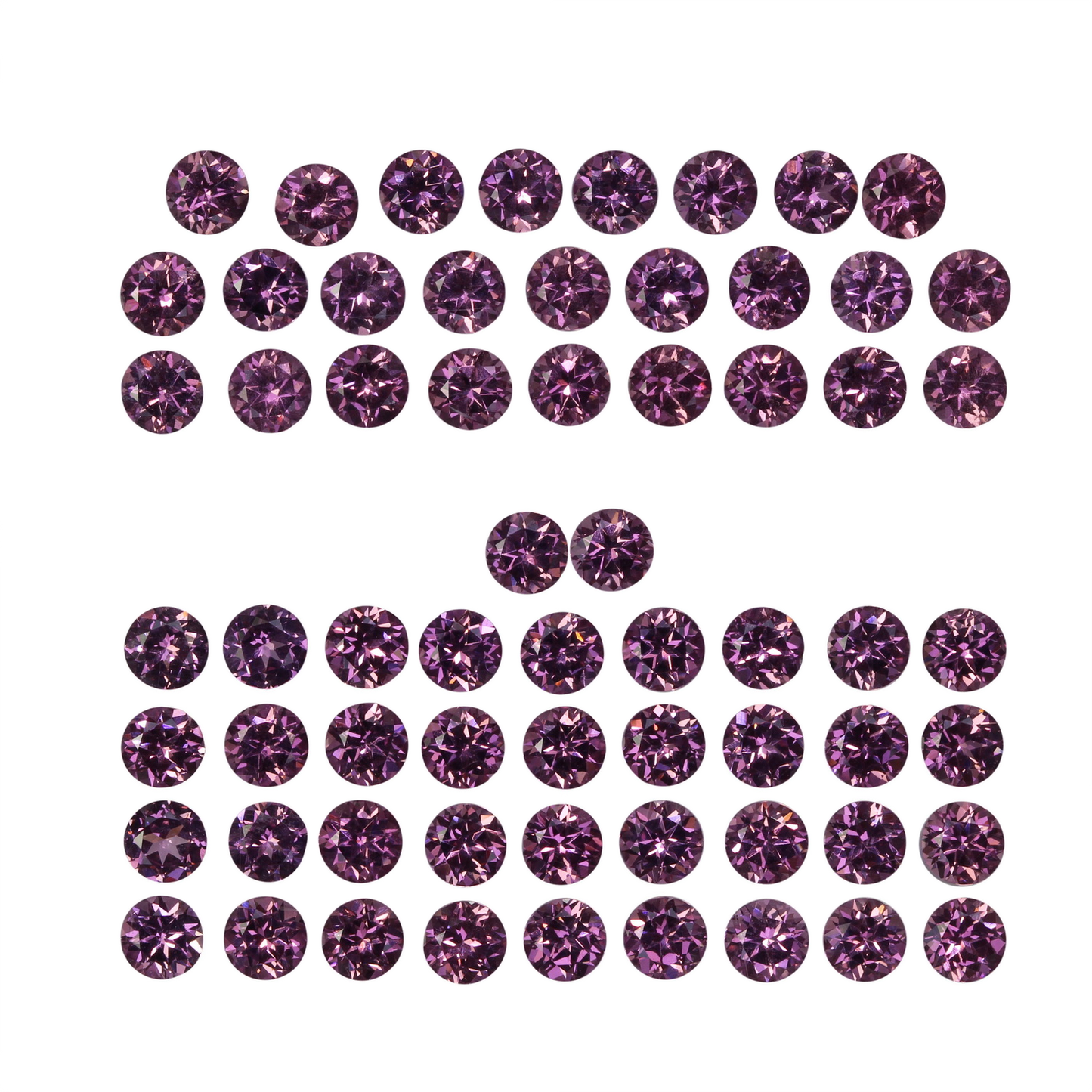 3.5mm Round Magenta Garnet