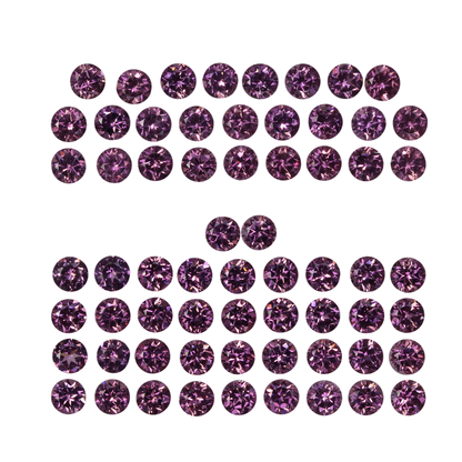 3.5mm Round Magenta Garnet