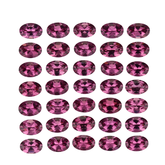 6x4mm Oval Magenta Rhodolite