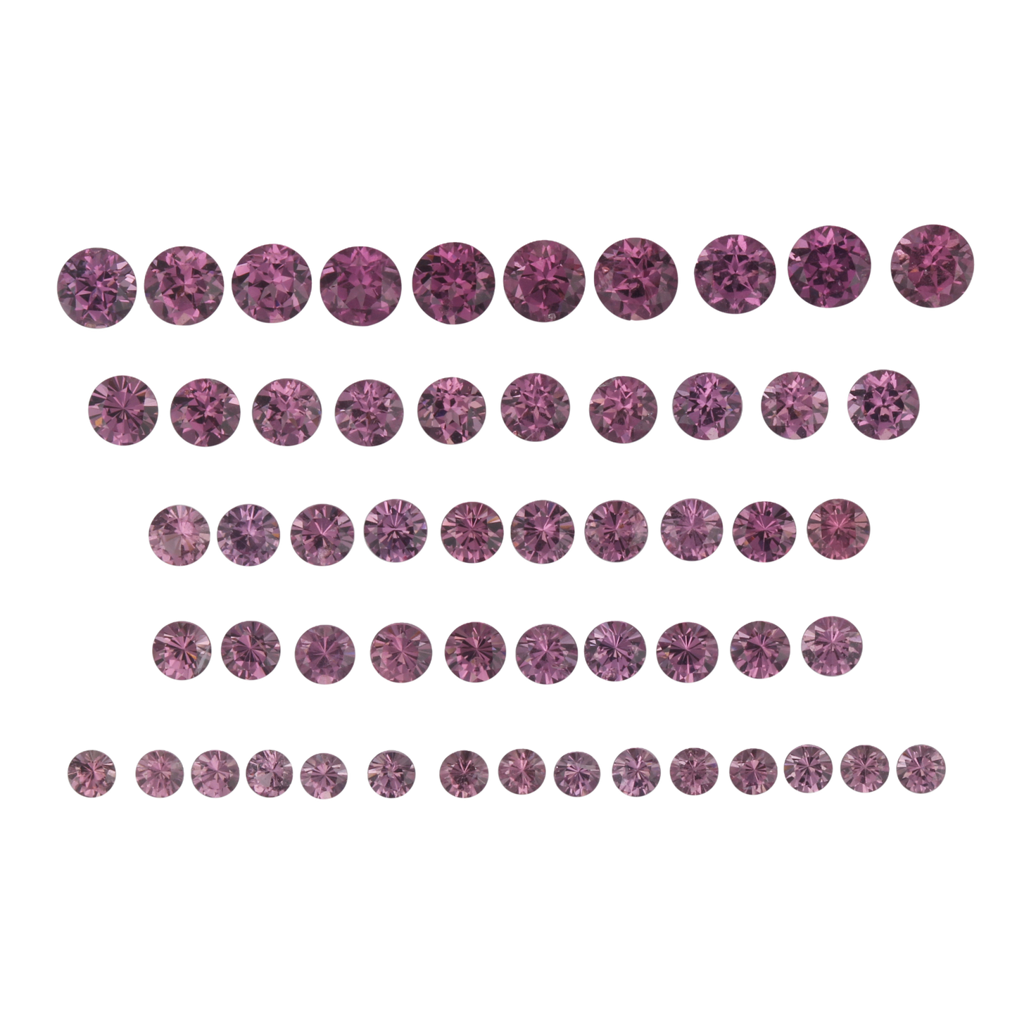 5.71ct Round Magenta Rhodolite