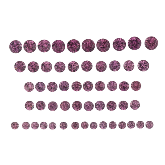 5.71ct Round Magenta Rhodolite