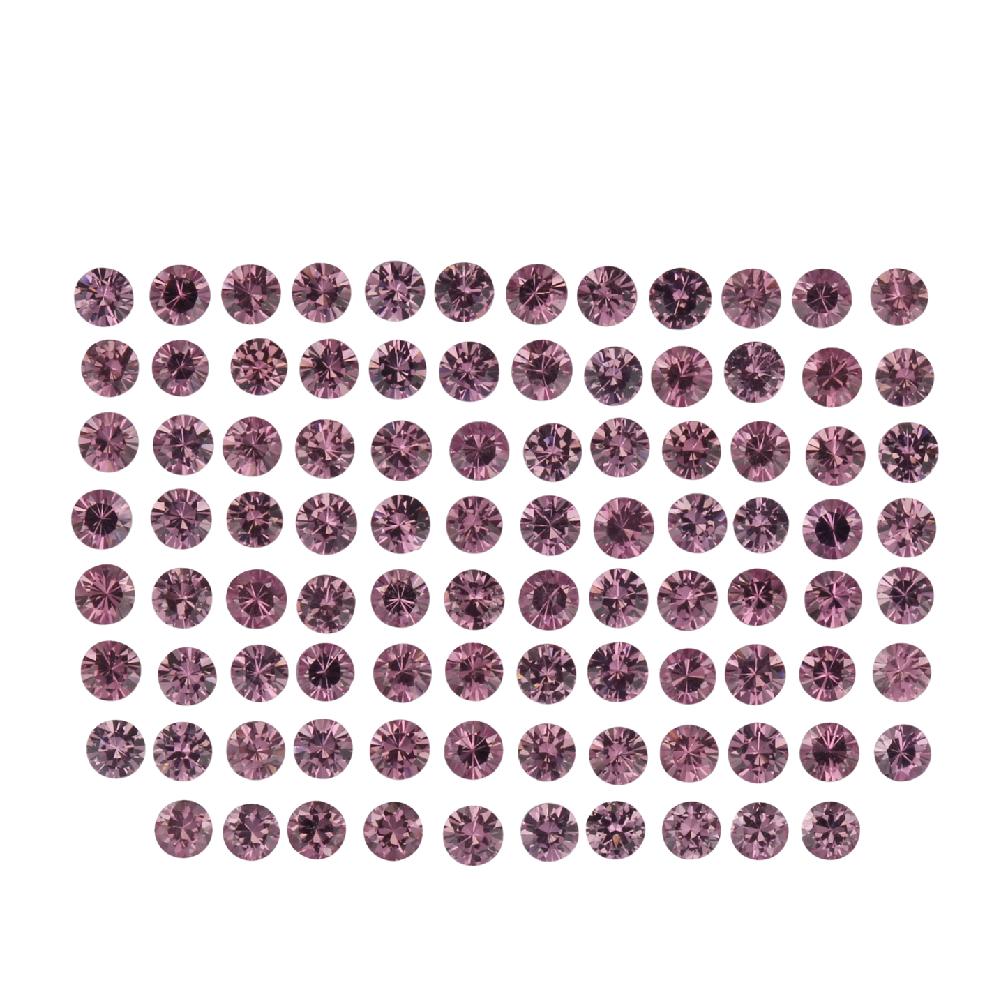 2mm Round Magenta Rhodolite
