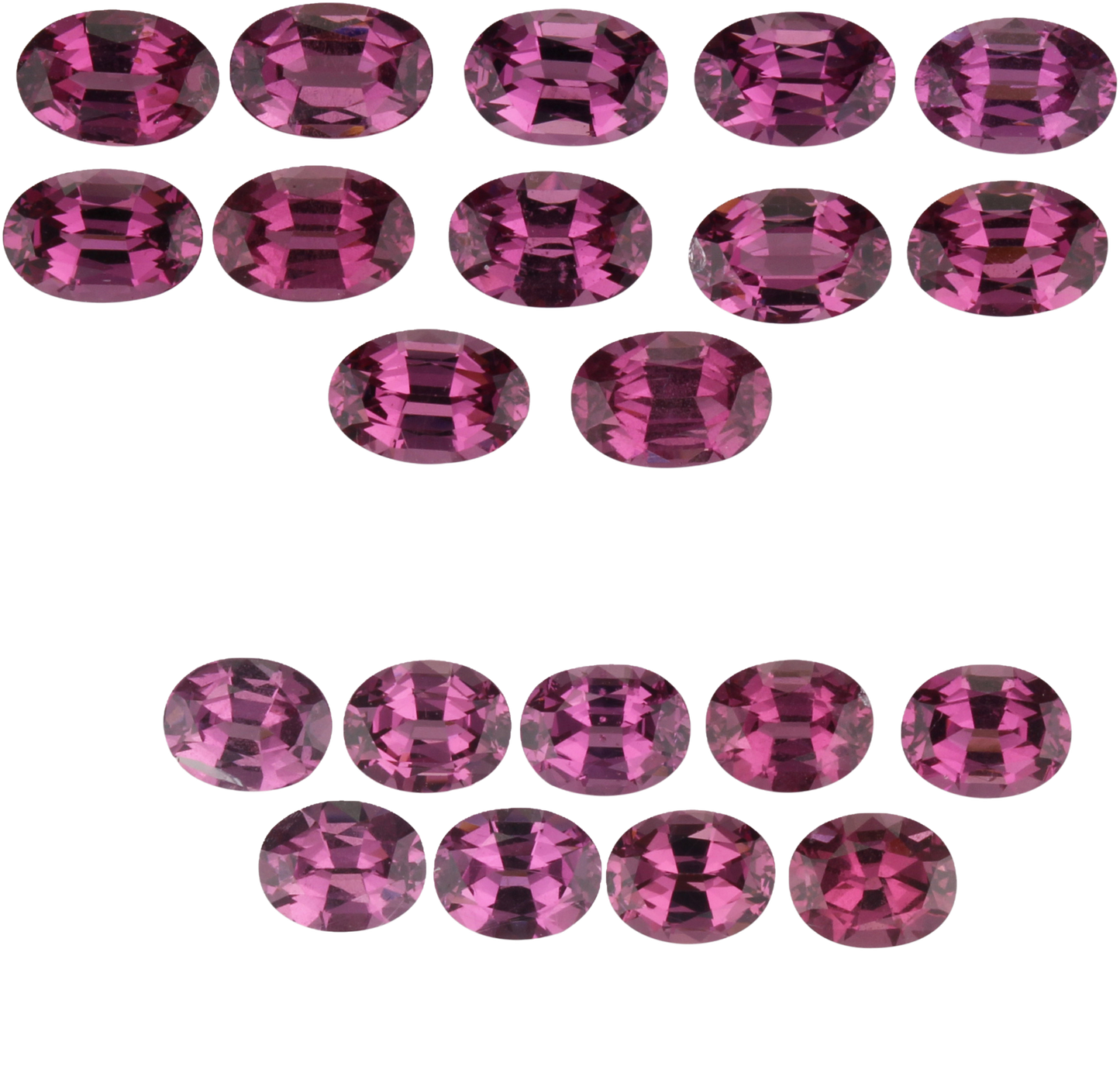 Round Magenta Rhodolite