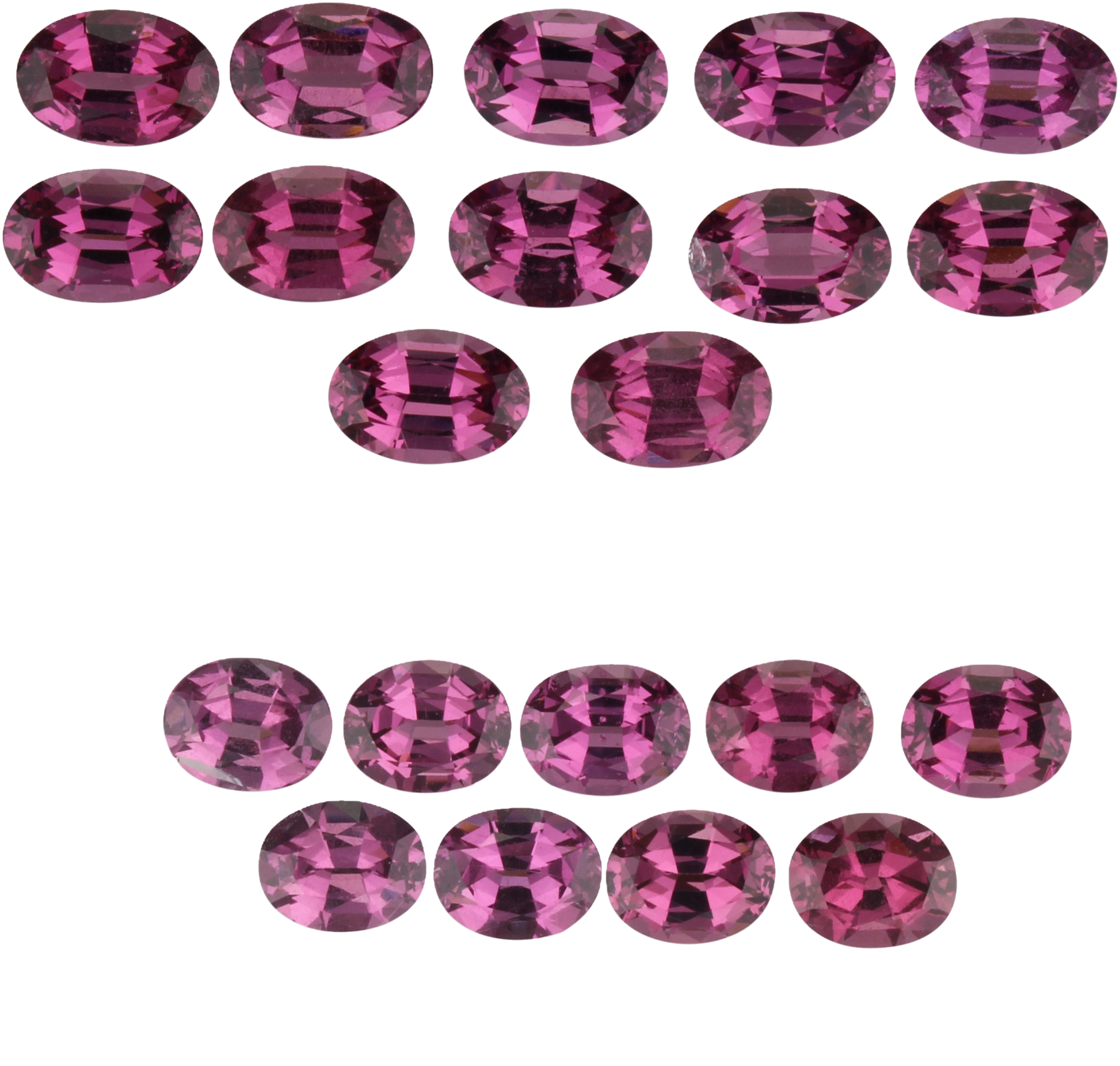 Round Magenta Rhodolite
