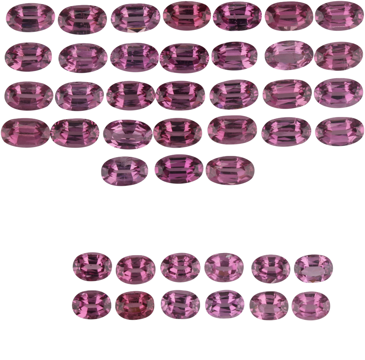 Oval Magenta Rhodolite