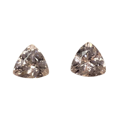 11mm Trillion Peach Morganite Pair