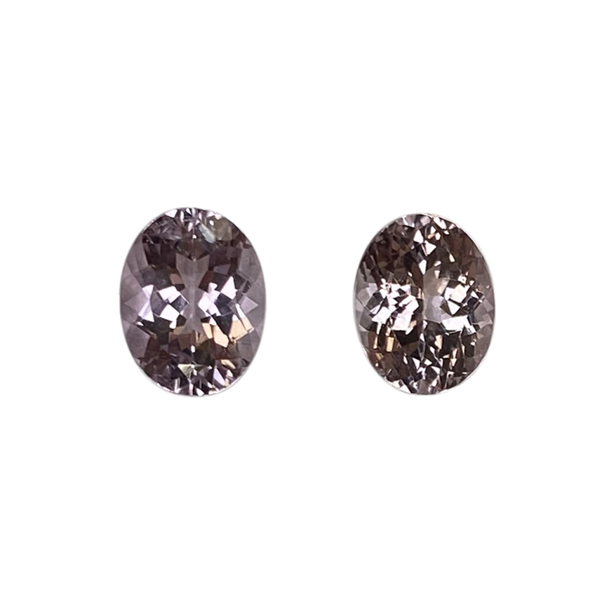 9x7mm Oval Very Light Pink Tourmaline Pair