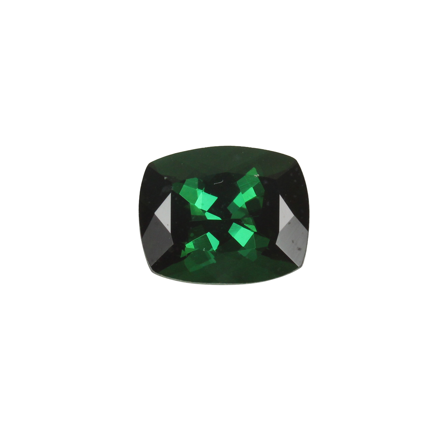 3.51ct Cushion Deep Blue-Green Tourmaline