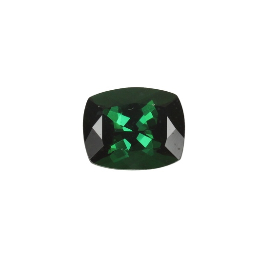 3.51ct Cushion Deep Blue-Green Tourmaline