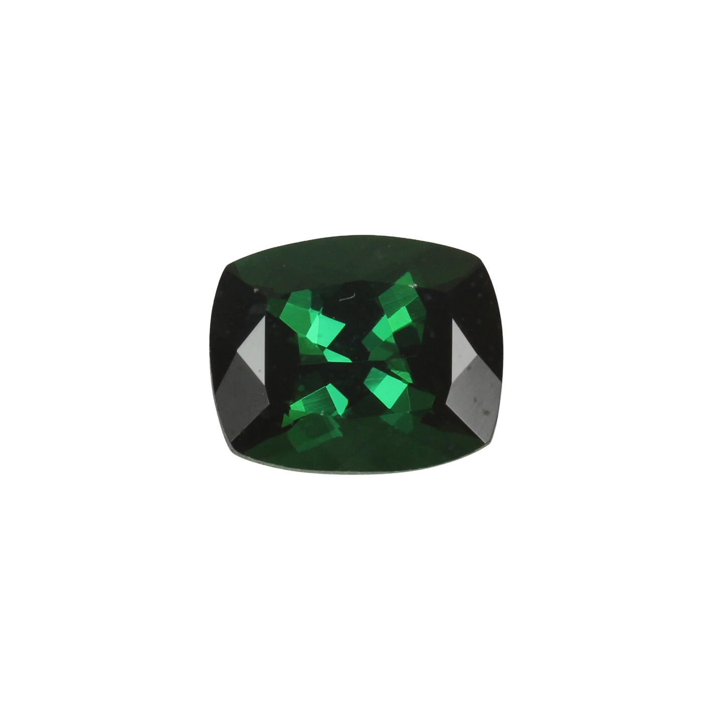 3.51ct Cushion Deep Blue-Green Tourmaline