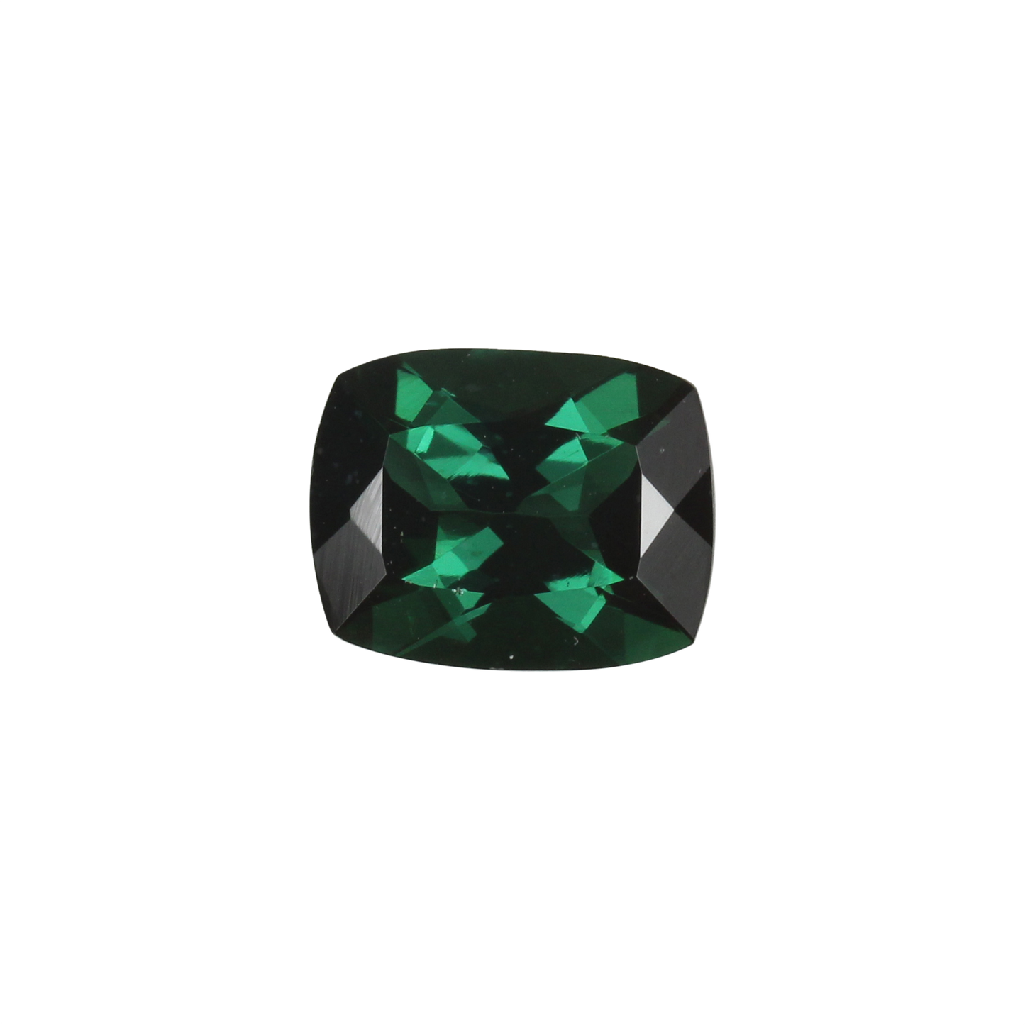 2.27ct Cushion Deep Blue-Green Tourmaline