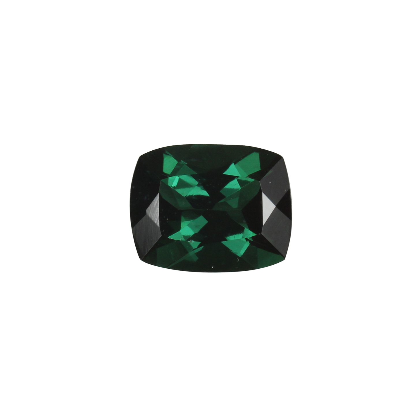 2.27ct Cushion Deep Blue-Green Tourmaline