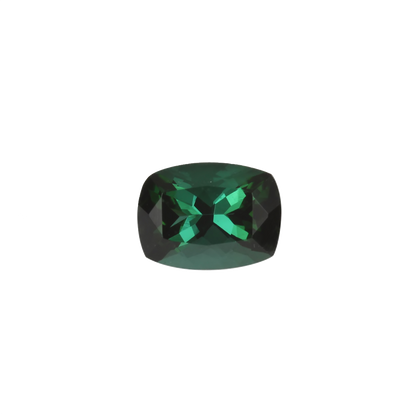 7.9x5.9mm Cushion Deep Blue-Green Tourmaline