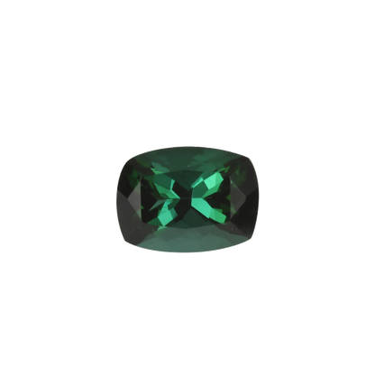 7.9x5.9mm Cushion Deep Blue-Green Tourmaline
