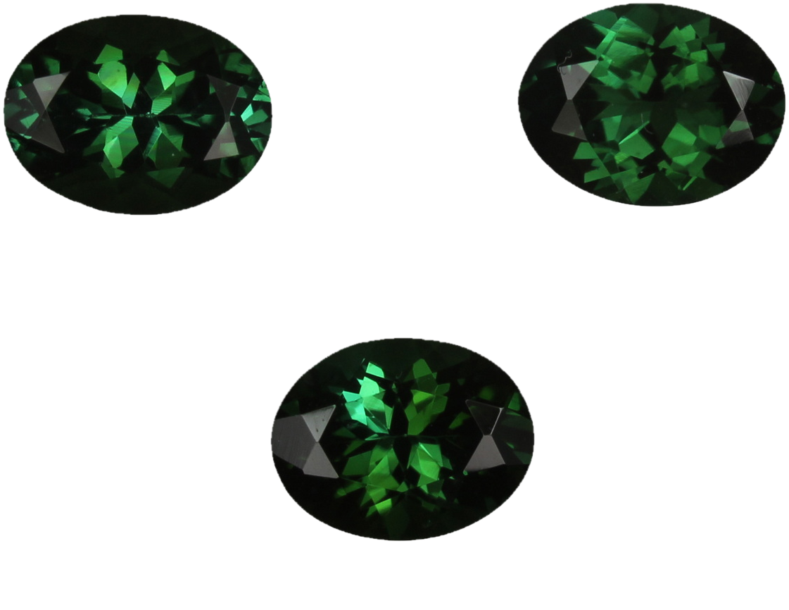 8x6mm Oval Deep Green Tourmaline