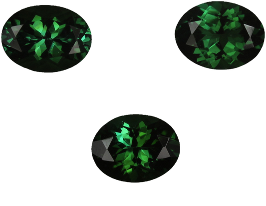 8x6mm Oval Deep Green Tourmaline