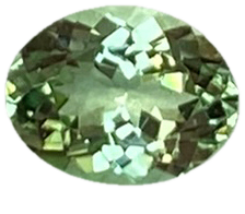 9x7mm Oval Mint Green Tourmaline