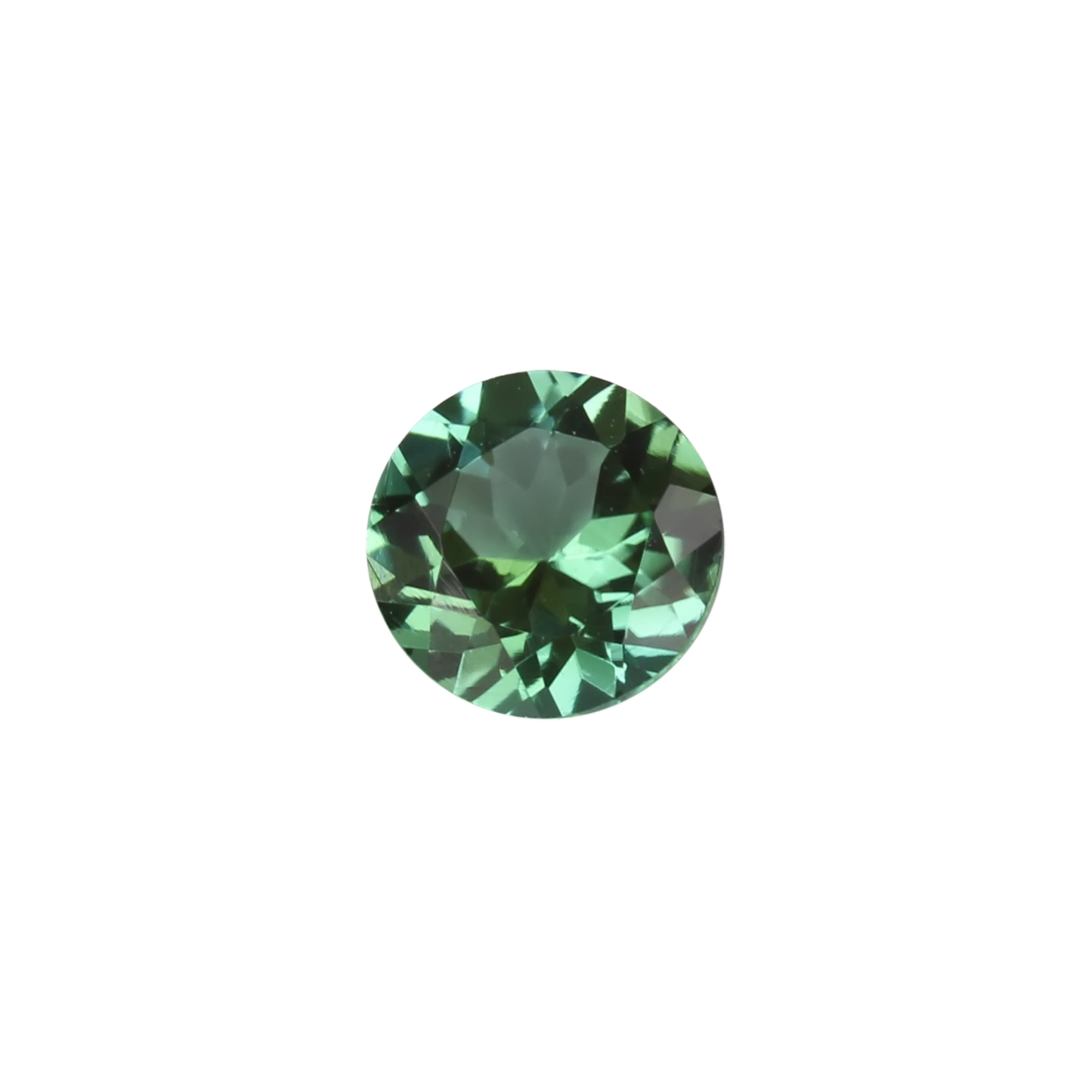 5mm Round Light Blue Green Tourmaline