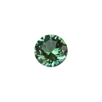 5mm Round Light Blue Green Tourmaline