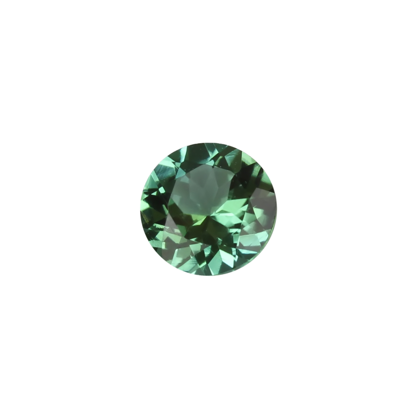 5mm Round Light Blue Green Tourmaline