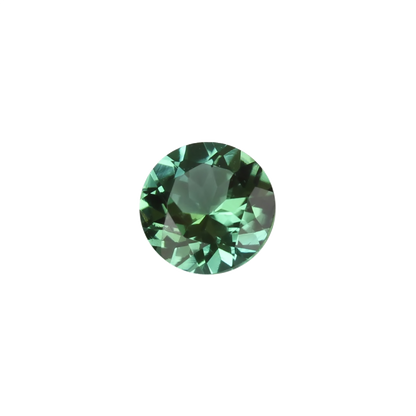 5mm Round Light Blue Green Tourmaline