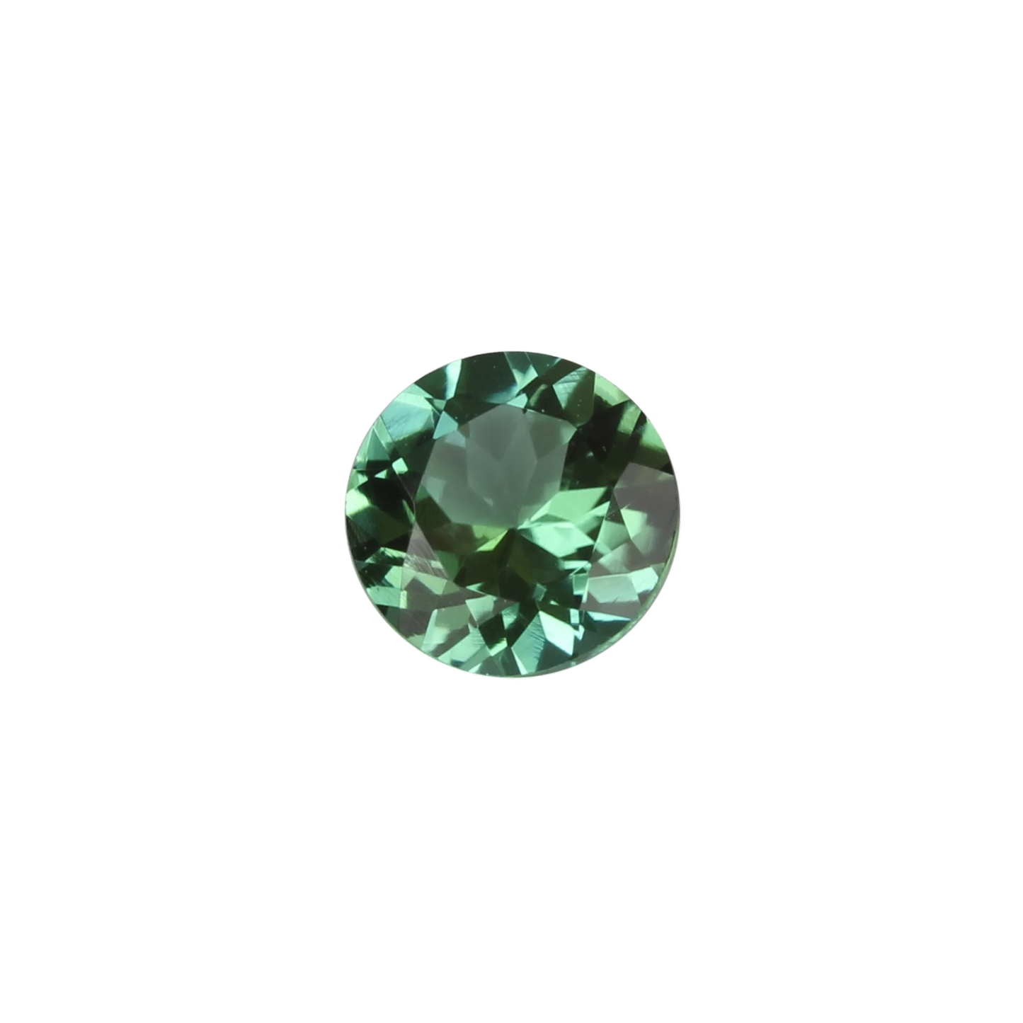 5mm Round Light Blue Green Tourmaline
