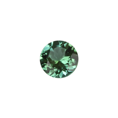 5mm Round Light Blue Green Tourmaline