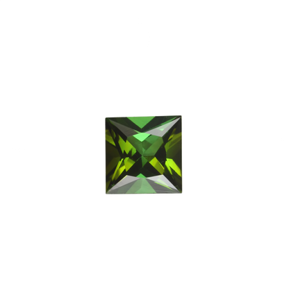 6.5mm Princess Cut Mint Green Tourmaline