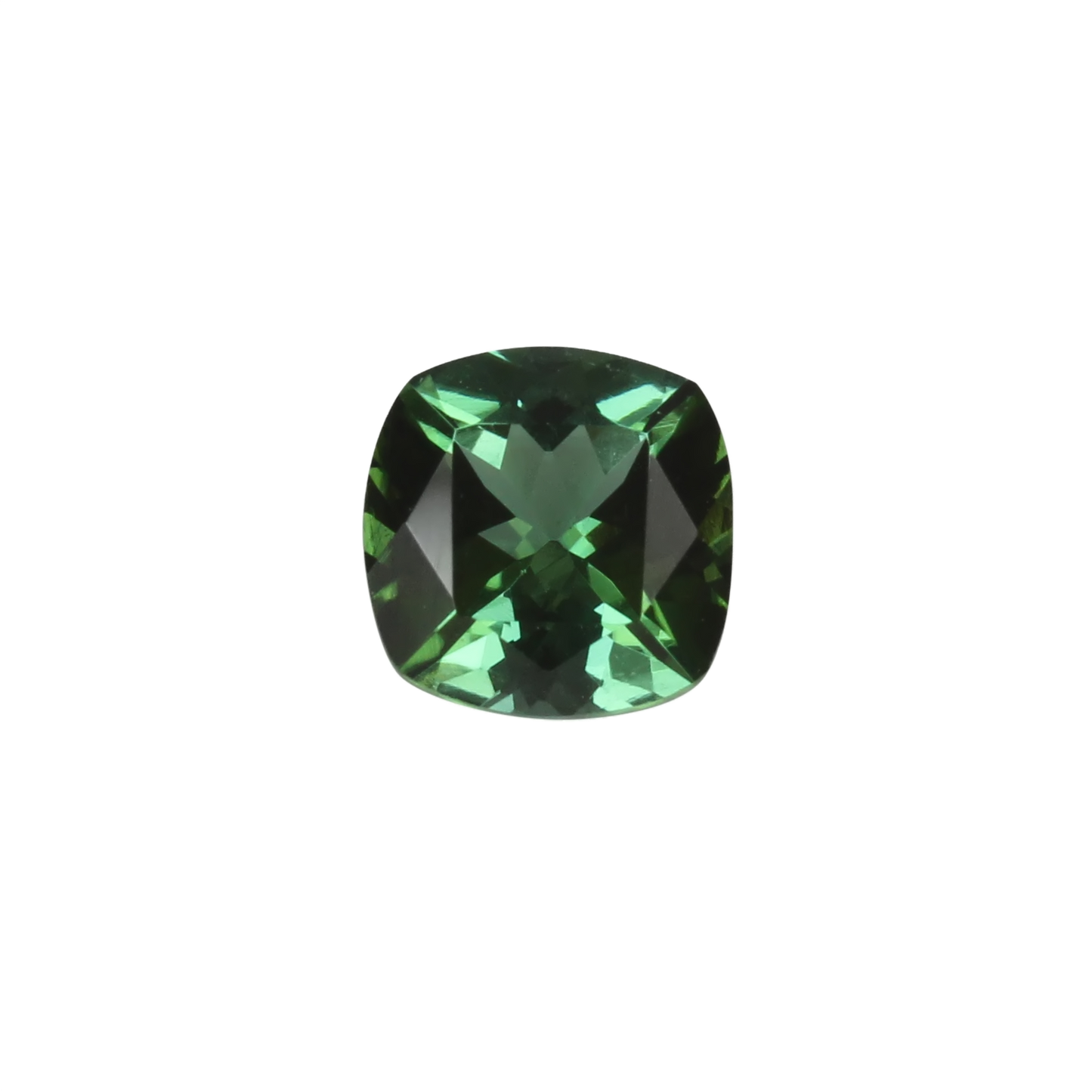 6.5mm Cushion Light Blue Green Tourmaline