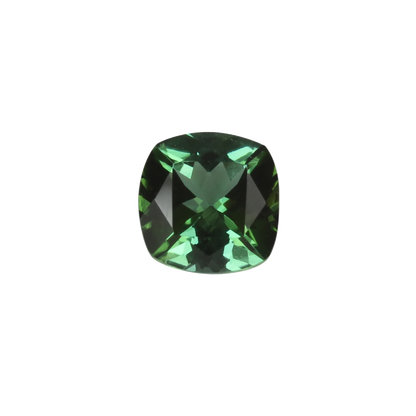 6.5mm Cushion Light Blue Green Tourmaline
