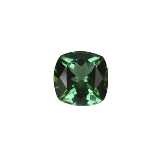 6.5mm Cushion Light Blue Green Tourmaline