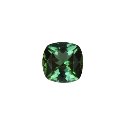 6.5mm Cushion Light Blue Green Tourmaline