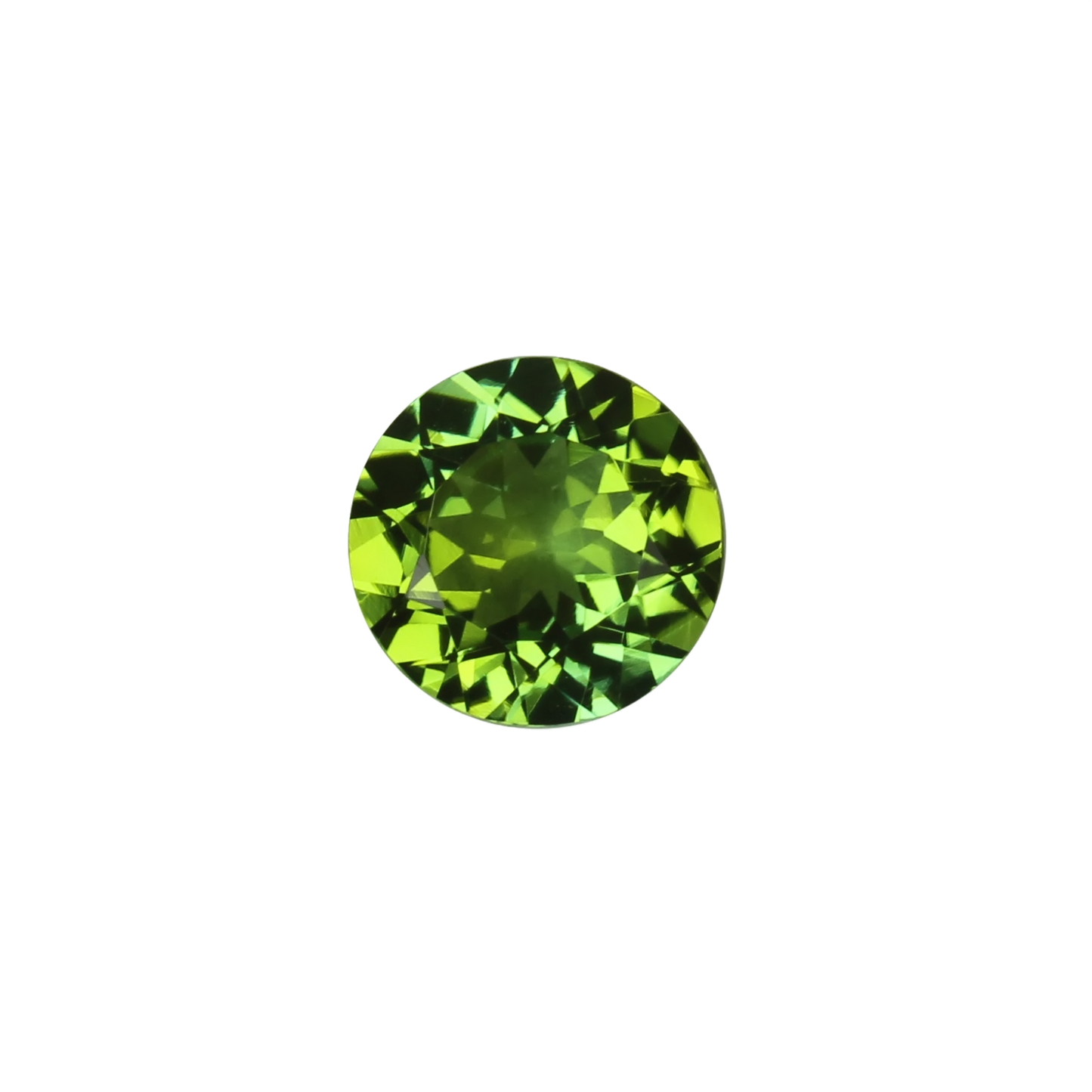8mm Round Mint Green Tourmaline