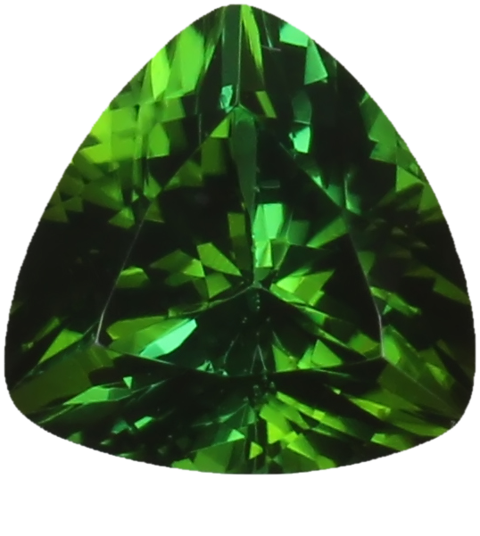 6.8mm Trillion Mint Green Tourmaline