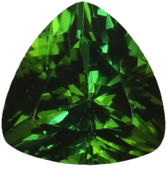 6.8mm Trillion Mint Green Tourmaline