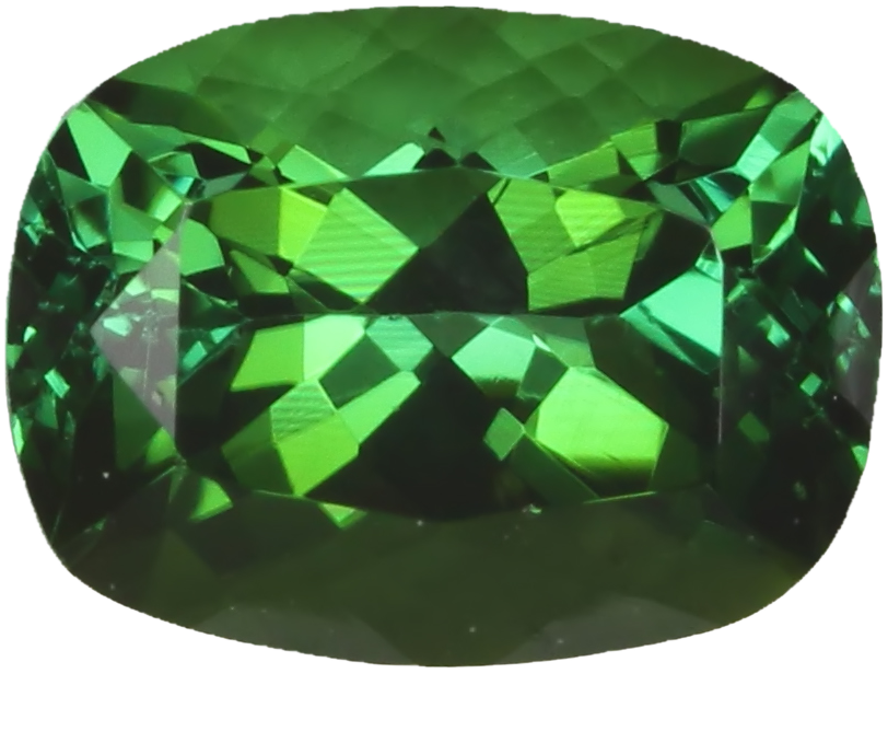 8x6mm Cushion Mint Green Tourmaline