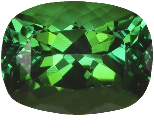 8x6mm Cushion Mint Green Tourmaline